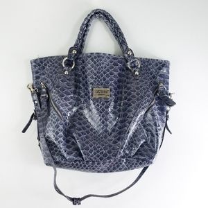 Guess Faux Snakeskin Purse Tote Handbag